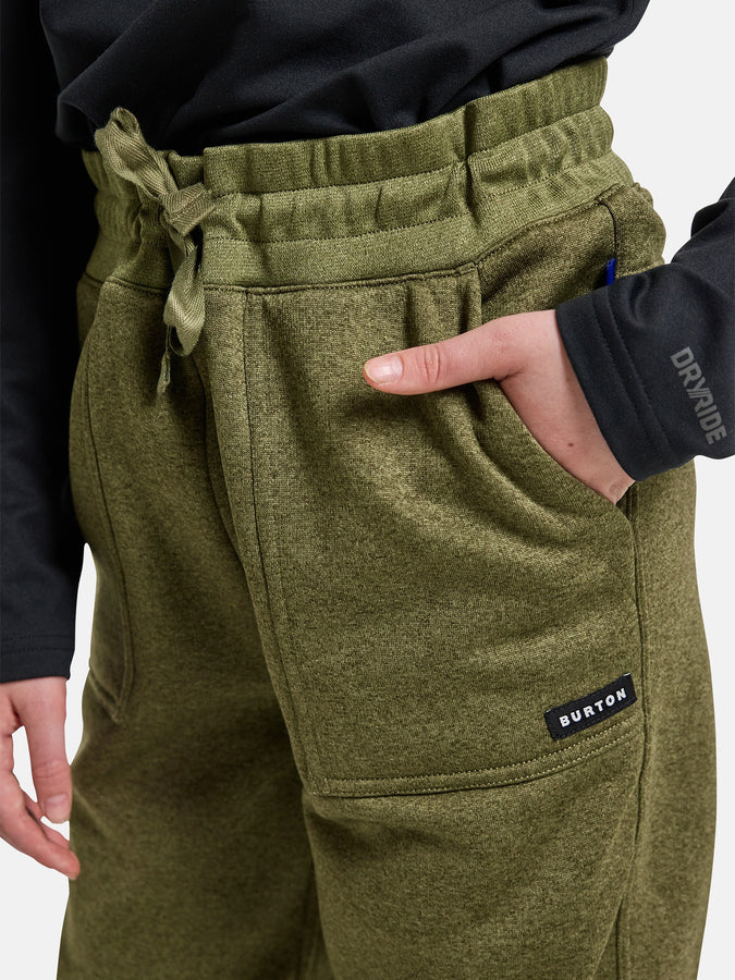 Burton Oak Kids Fleece Pants | MARTINI OLIVE HTR (300)