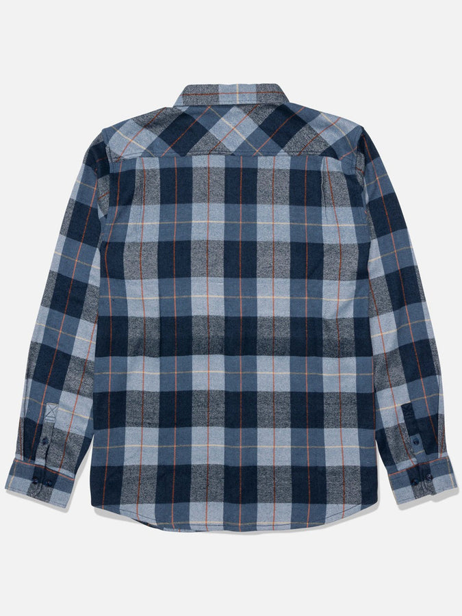Salty Crew Daybreak Flannel Long Sleeve Buttondown Shirt Holiday 2026 | MID BLUE