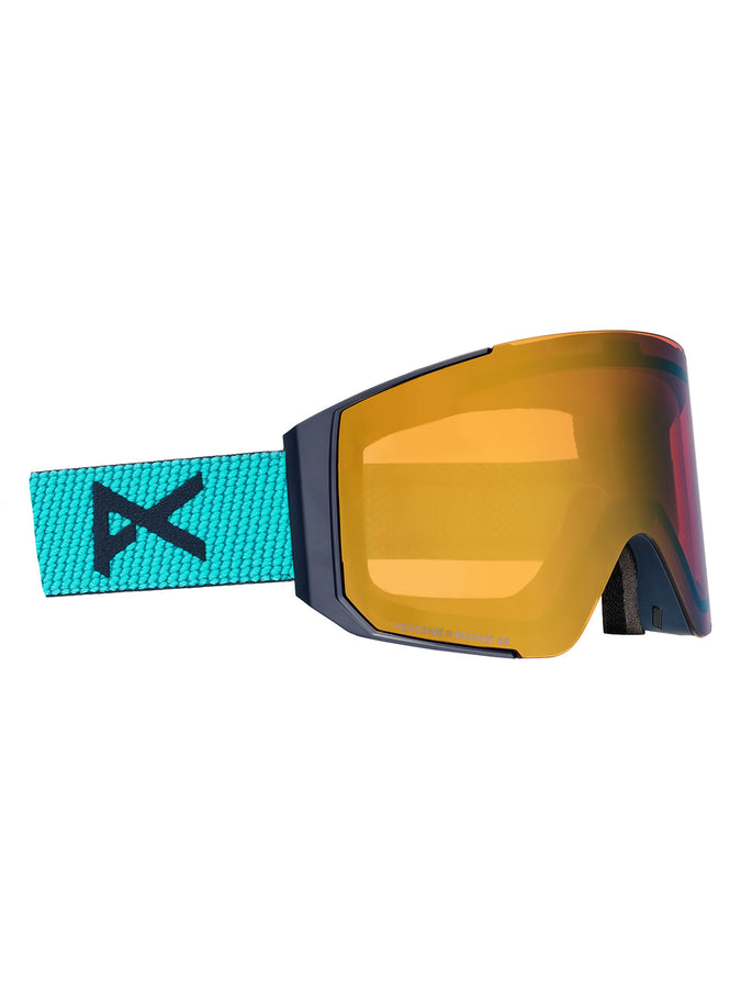 Anon Sync Marine/Sunny Bronze + Cloudy + MFI Face Mask Goggle | MARINE/PRCV SUNNY BRONZE (FCJ)