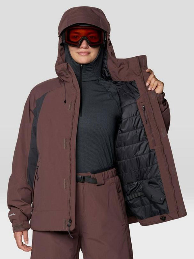 Mountain Hardwear Warp Factor™ 2027 Women's Insulated Jacket | CAROB/SHARK