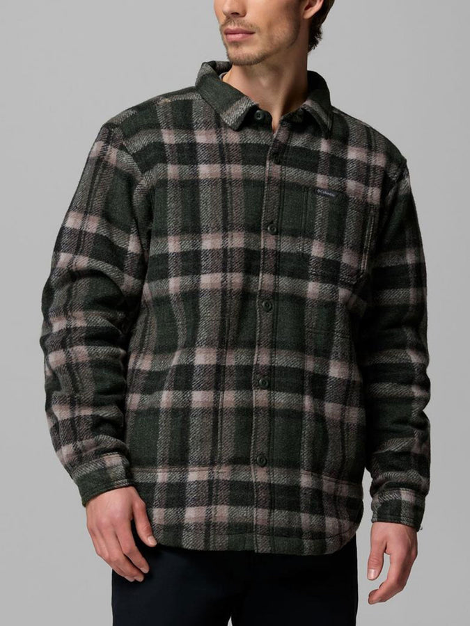 Columbia Hunter Arch Shacket L/S Buttondown Shirt Fall 2026 | GREENSCAPE TRACK PLAID (366)