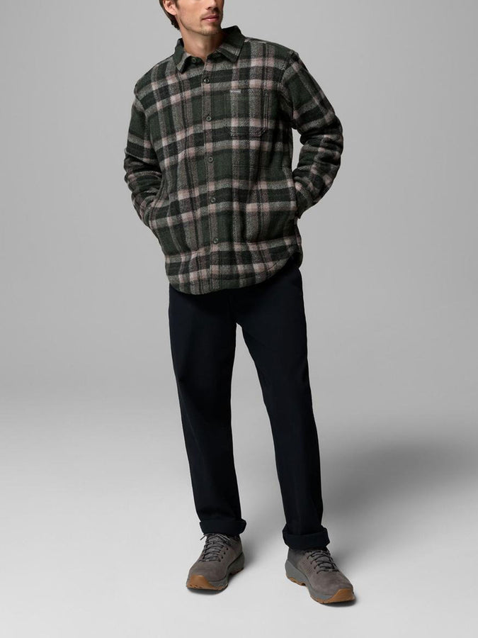 Columbia Hunter Arch Shacket L/S Buttondown Shirt Fall 2026 | GREENSCAPE TRACK PLAID (366)