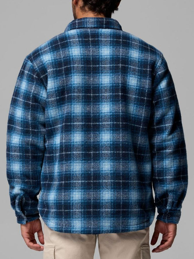Columbia Hunter Arch Shacket L/S Buttondown Shirt Fall 2026 | COLLEGIATE NVY TRACK PLD (465)