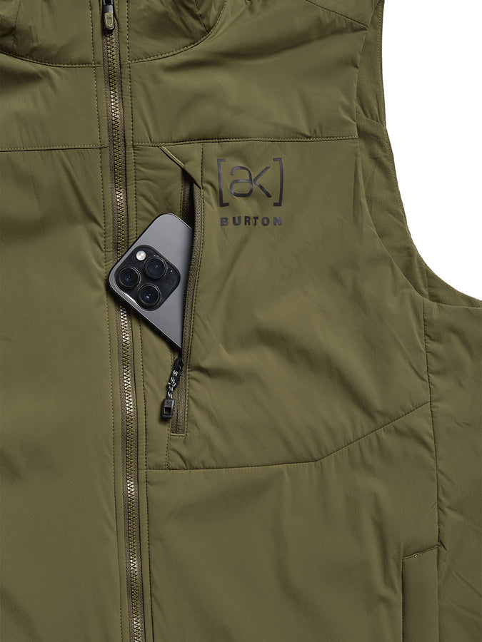 Burton [ak]® Helium Stretch Insulated 2027 – Insulator Vest | DRIED MOSS (E7N)