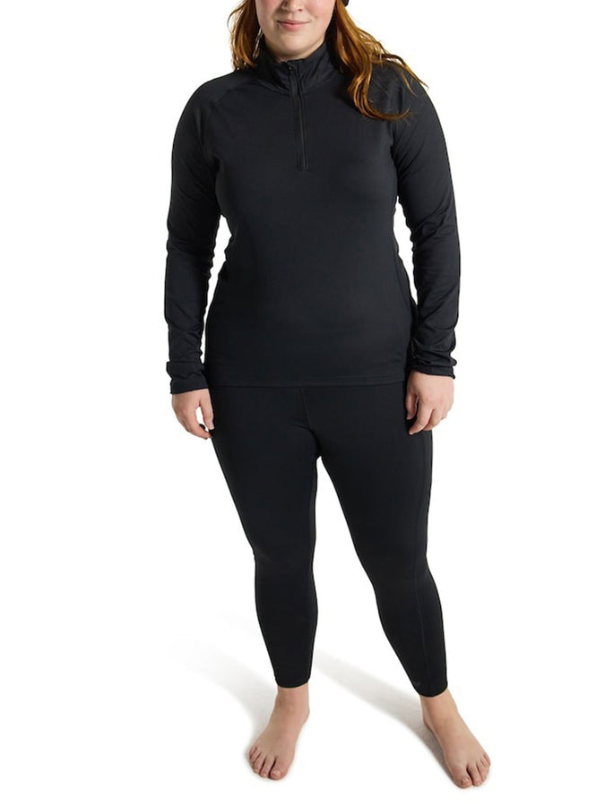 Burton Heavyweight X 1/4 Zip Base Layer Winter 2026 | TRUE BLACK (A04)