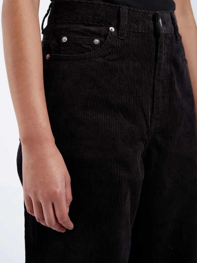 Dr. Denim Donna High Relaxed Black Cord Jeans Fall 2026 | BLACK CORD (102)