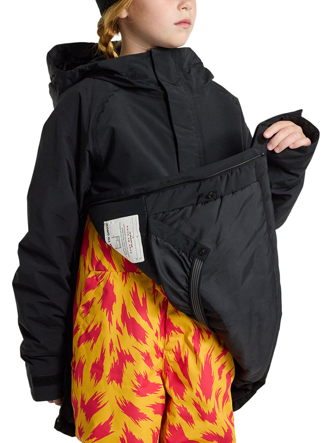 Burton Frostner 2L Anorak 2027 – Youth Insulated Jacket | TRUE BLACK (A04)