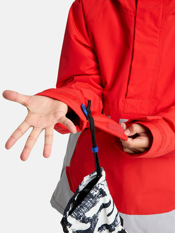 Burton Frostener Anorak Jacket Winter 2026 | FLAME SCRLT/SILVERSCONCE (E1L)