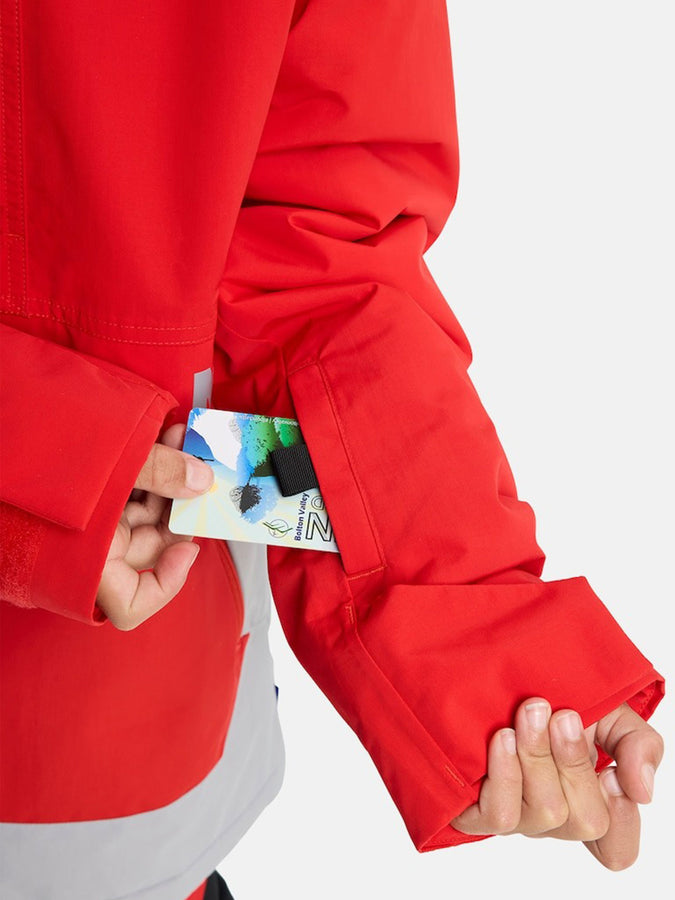 Burton Frostener Anorak Jacket Winter 2026 | FLAME SCRLT/SILVERSCONCE (E1L)