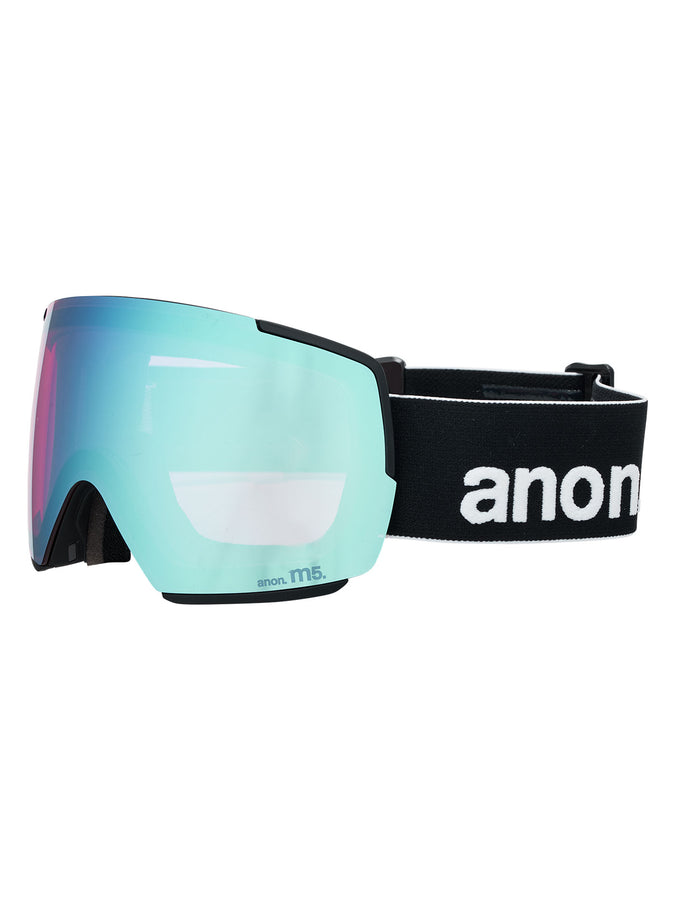 Anon M5 Black/Prcv Blue + Cloudy Pink + MFI Face Mask Goggle | BLACK/PRCV VRBL BLUE (Z53)