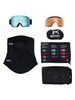 Anon M5 Black/Prcv Blue + Cloudy Pink + MFI Face Mask Goggle