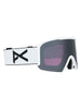 Anon Nesa White/Sunny Onyx + Cloudy + MFI Face Mask Goggle