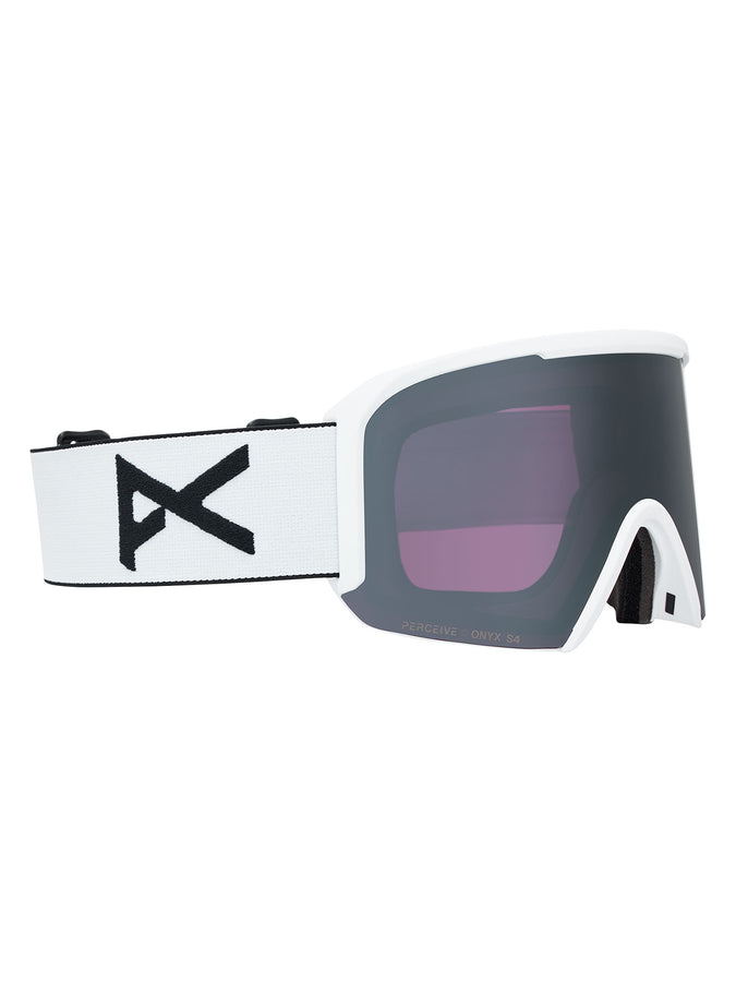 Anon Nesa White/Sunny Onyx + Cloudy + MFI Face Mask Goggle | WHITE/PRCV SUNNY ONYX (Z59)