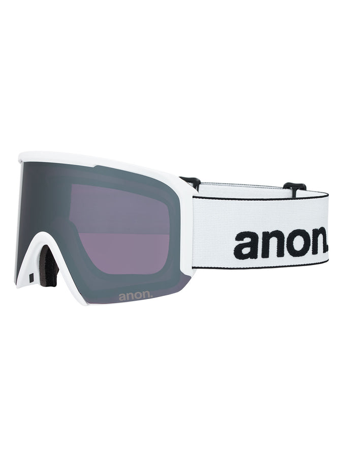Anon Nesa White/Sunny Onyx + Cloudy + MFI Face Mask Goggle | WHITE/PRCV SUNNY ONYX (Z59)