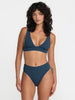 RVCA Flat Rib Hi Waist Med French Bikini Bottom Fall 2026