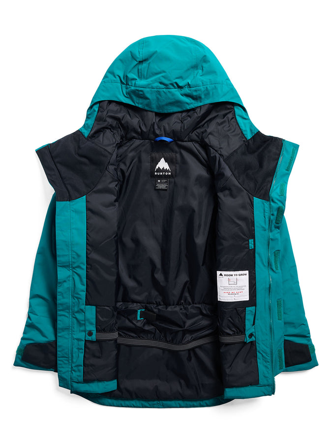 Burton Skimmer 2027 – Kids Insulated Jacket (2-7) | PACIFIC TEAL/TRUE BLACK (E6N)