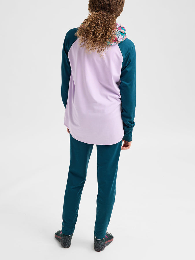 Burton Youth Midweight Base Layer Set 2027 | ATLNTC TEAL/MOONDST PRPL (E5O)