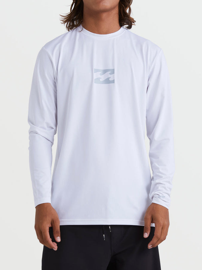 Billabong All Day Wave Long Sleeve Rashguard Spring 2026 | WHITE (WHT)