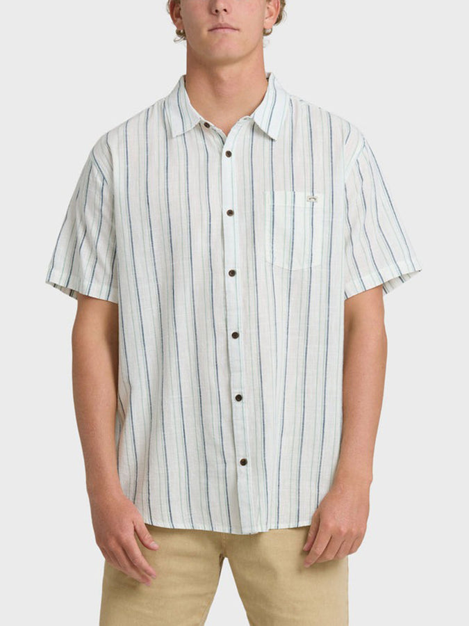 Billabong All Day Stripe S/S Buttondown Shirt Spring 2026 | CREAM (WCD0)