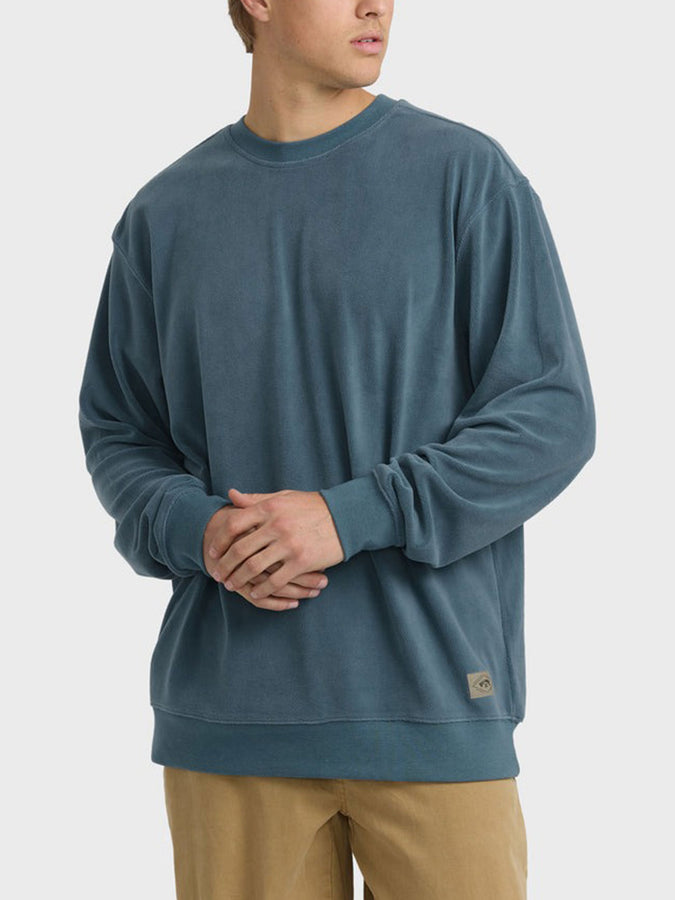Billabong Torched Crewneck Sweatshirt Holiday 2025 | RUSTIC BLUE (RTL)