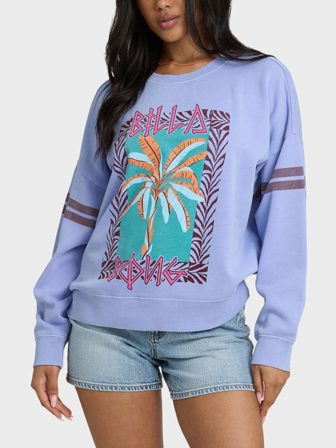 Billabong Echo Crewneck Sweatshirt Spring 2026 | TWILIGHT BLUE (TWB1)