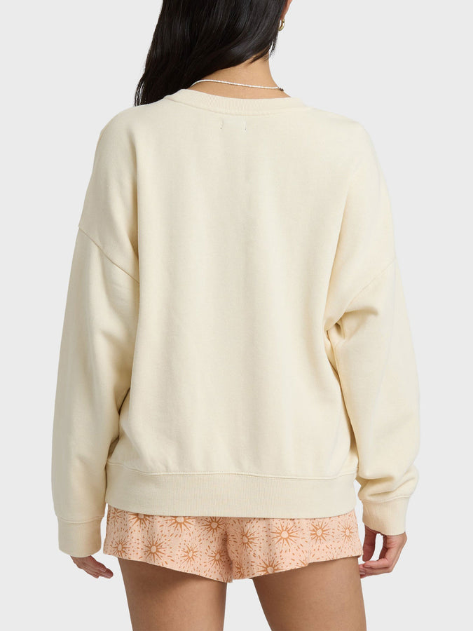 Billabong Echo Crewneck Sweatshirt Spring 2026 | WINTER WHITE (WWH)