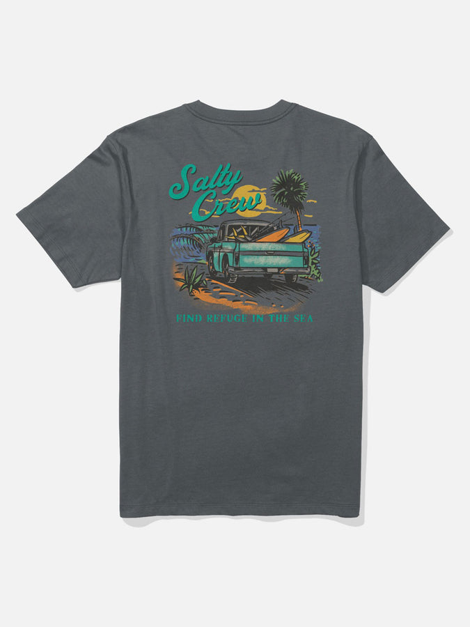 Salty Crew Truck Bed T-Shirt Fall 2026 | CHARCOAL