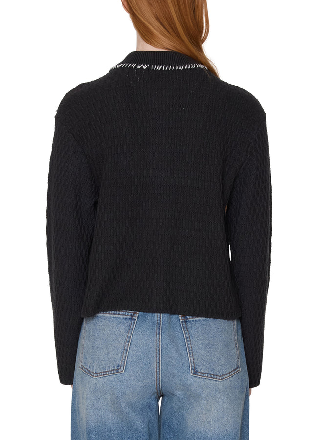 Obey Amelie Cardigan Spring 2026 | OFF BLACK (OBK)