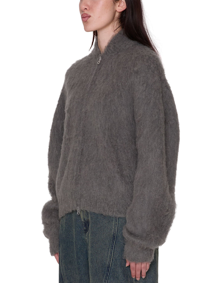 OBEY Caia Bomber Sweater Fall 2026 | CHARCOAL (CHA)