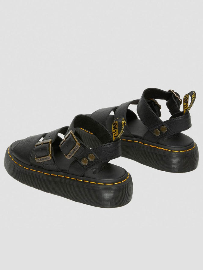 Dr.Martens Gryphon Quad Pisa Women Black Sandals | BLACK
