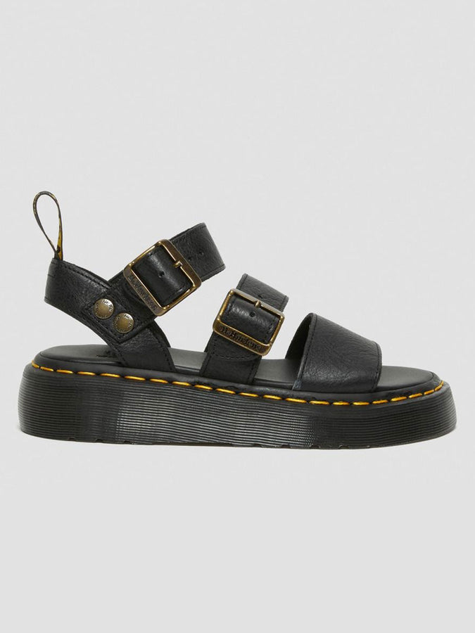 Dr.Martens Gryphon Quad Pisa Women Black Sandals | BLACK