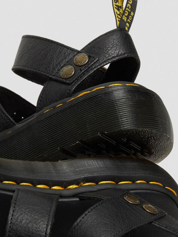 Dr.Martens Gryphon Quad Pisa Women Black Sandals | BLACK