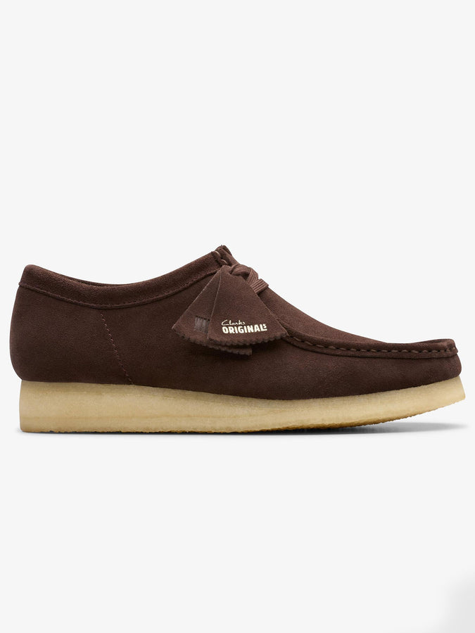 Clarks Wallabee Dark Brown Suede Shoes | DARK BROWN SUEDE