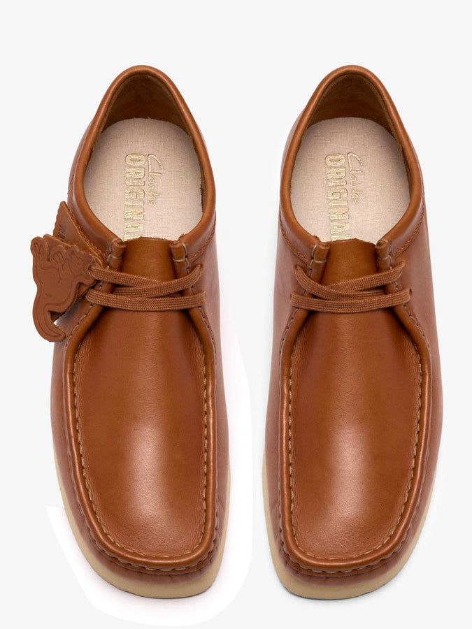 Clarks Wallabee 2504 Brown Leather Shoes Spring 2026 | BROWN LEATHER