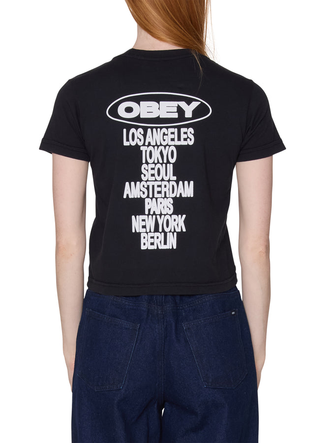 Obey Cities T-Shirt Spring 2026 | DIGITAL BLACK (DIB)