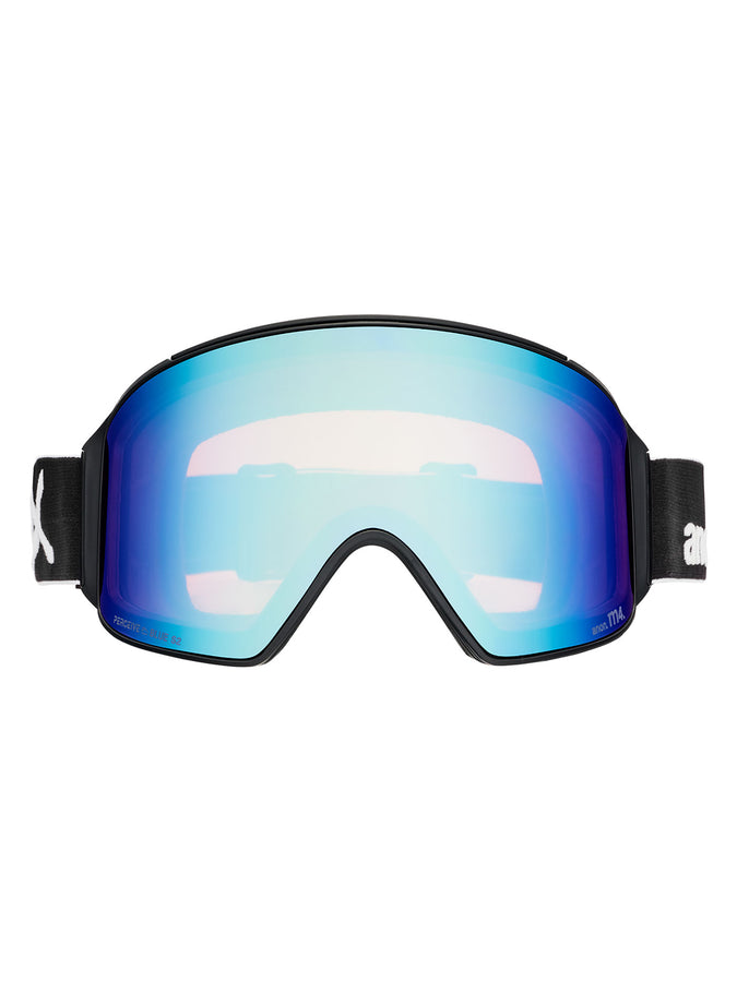 Anon M4 Cylindrical Black/Prcv Blue + MFI Face Mask Goggle | BLACK/PRCV VRBL BLUE (Z53)