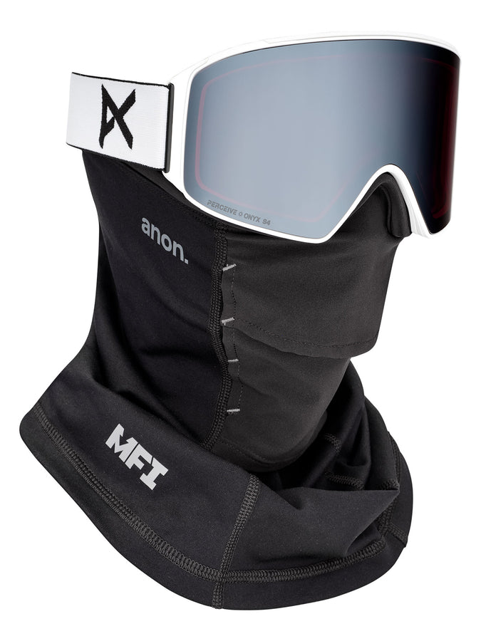 Burton M4 Cylindrical White/Prcv Onyx + MFI Face Mask Goggle | WHITE/PRCV SUNNY ONYX (Z59)