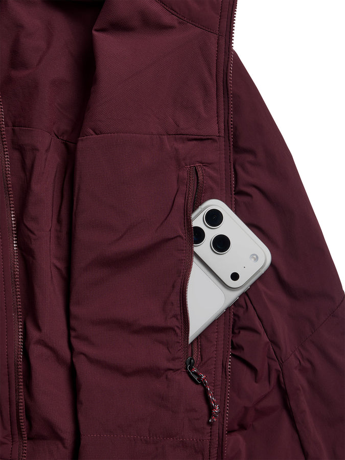 Burton [ak] Helium Hooded Stretch Insulated 2027 Jacket | RUM RAISIN (FAK)