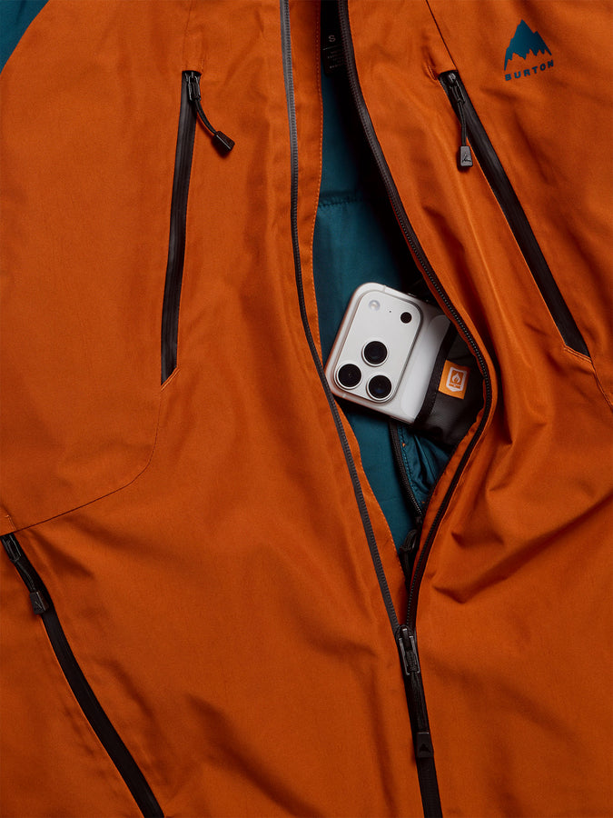 Burton Reserve GORE-TEX 2L Insulated Jacket 2027 | ATLANTC TEAL/SPICED CHAI (E5R)