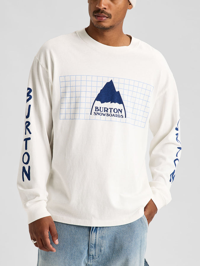 Burton 50th 83 Squared Long Sleeve T-Shirt Winter 2027 | STOUT WHITE (A26)
