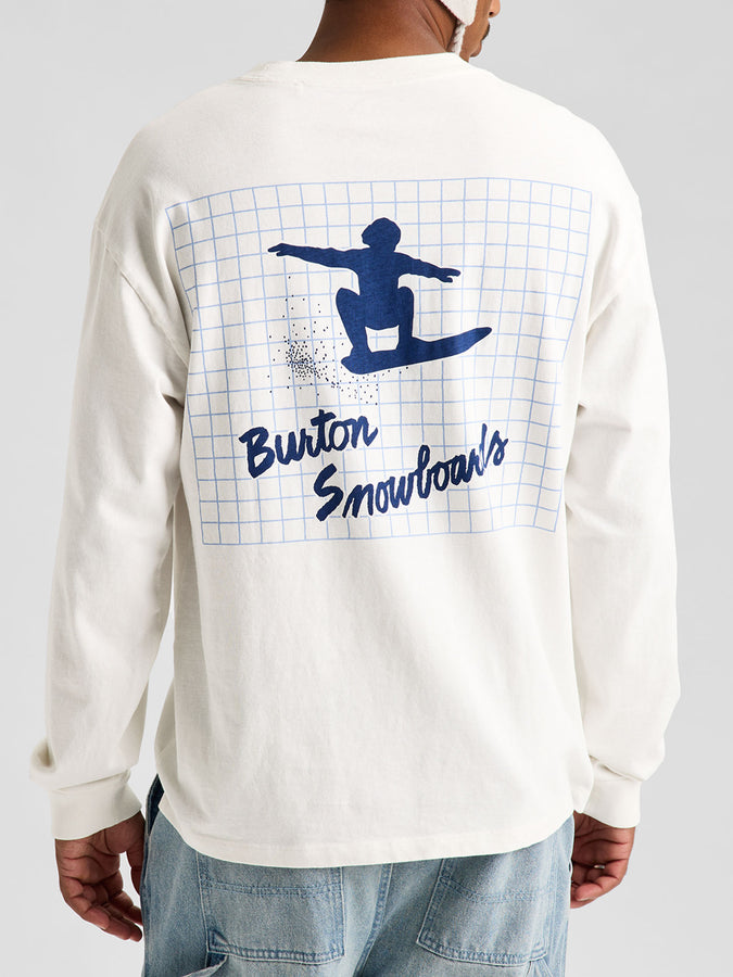 Burton 50th 83 Squared Long Sleeve T-Shirt Winter 2027 | STOUT WHITE (A26)