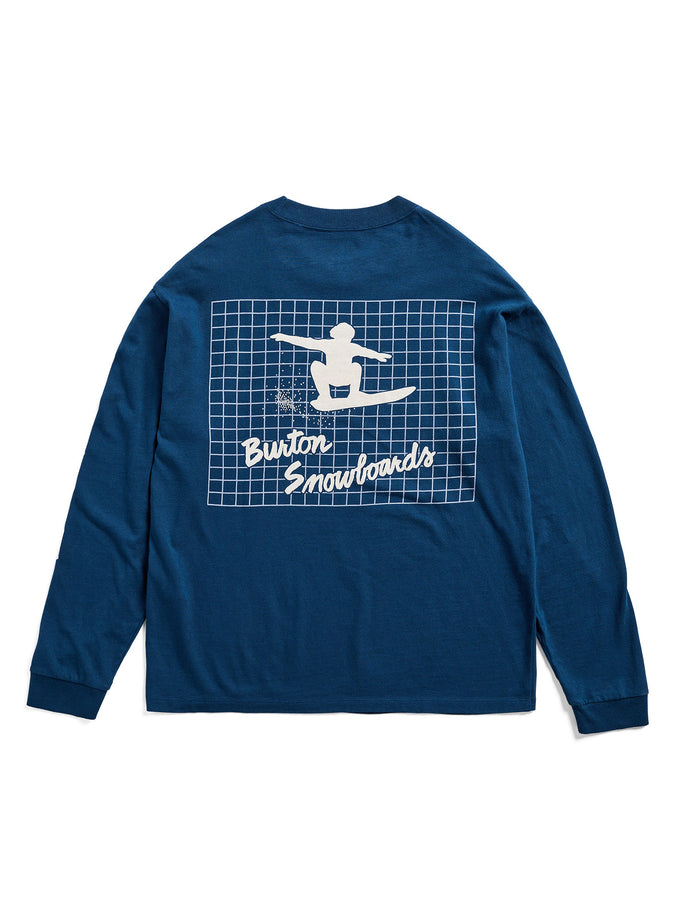 Burton 50th 83 Squared Long Sleeve T-Shirt Winter 2027 | SELVEDGE BLUE (E8E)