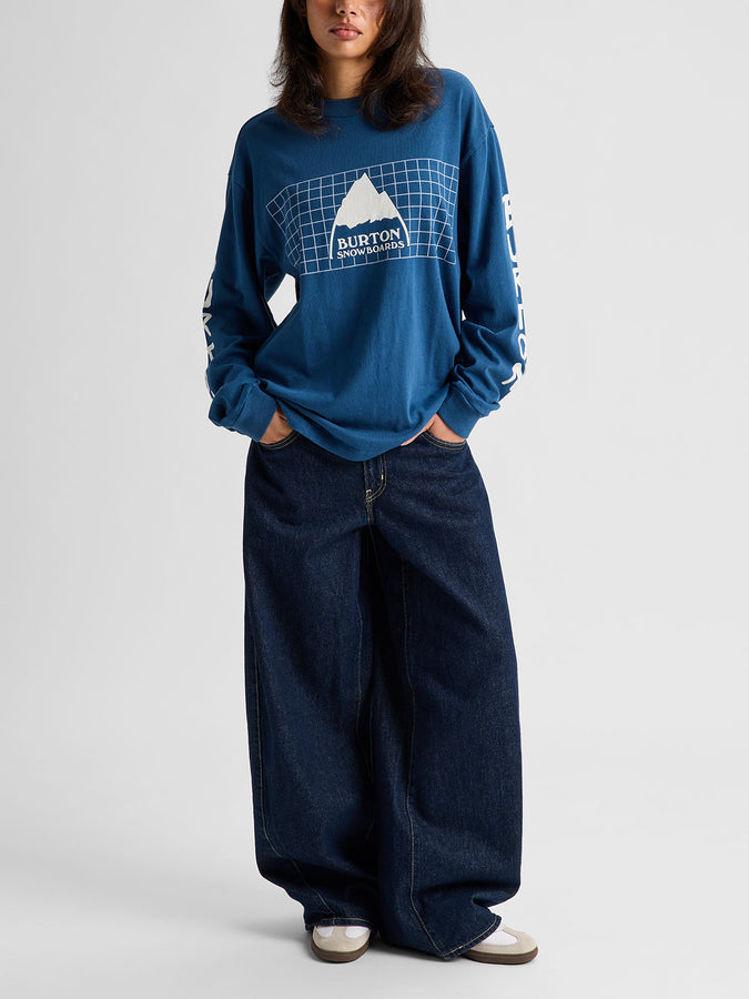 Burton 50th 83 Squared Long Sleeve T-Shirt Winter 2027 | SELVEDGE BLUE (E8E)