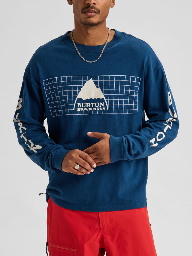 Burton 50th 83 Squared Long Sleeve T-Shirt Winter 2027 | SELVEDGE BLUE (E8E)