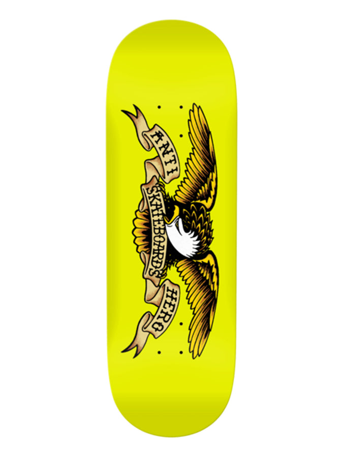 Anti Hero The Horse Pill Shaped Classic Eagle Skateboard Deck | YELLOW