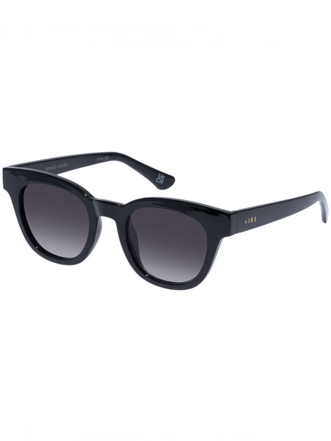 Aire Dorado Black/Warm Smoke Sunglasses | BLACK/WARM SMOKE