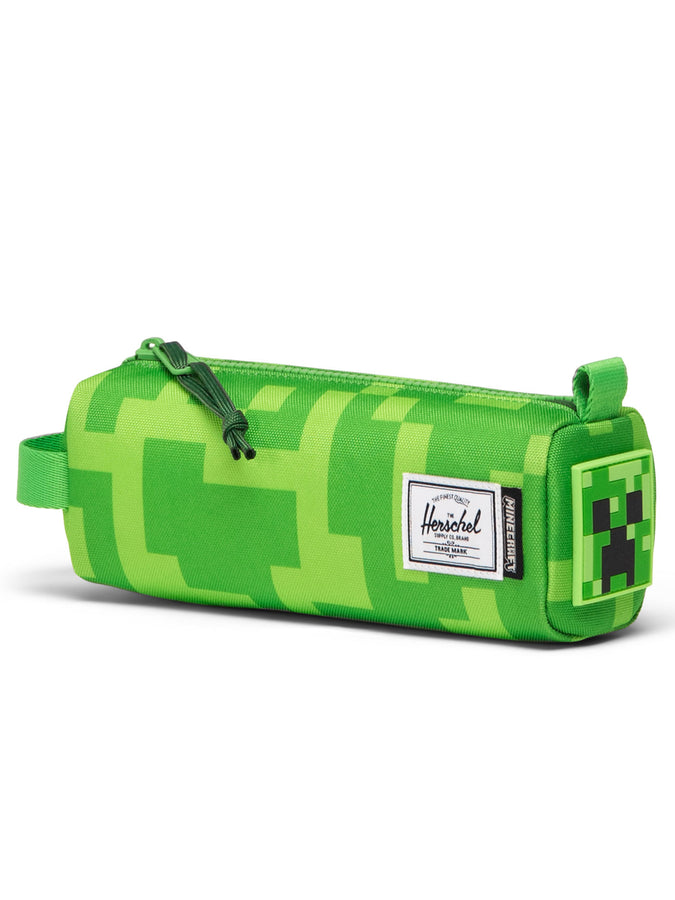 Herschel x Minecraft Settlement Pencil Case | CREEPER (07614)