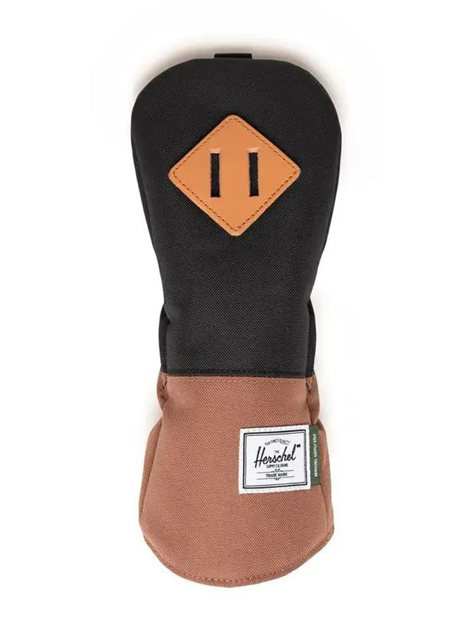 Herschel Heritage Hybrid Head Cover | BLACK/SADDLE BROWN (04735)