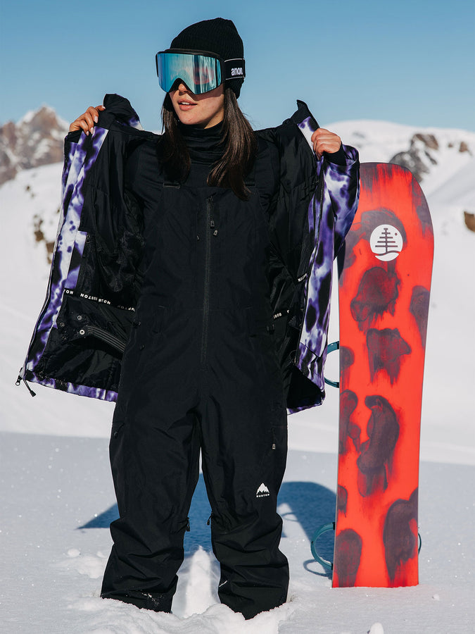 Burton GORE-TEX Reserve 2027 – Women's Shell Bib | TRUE BLACK (A04)