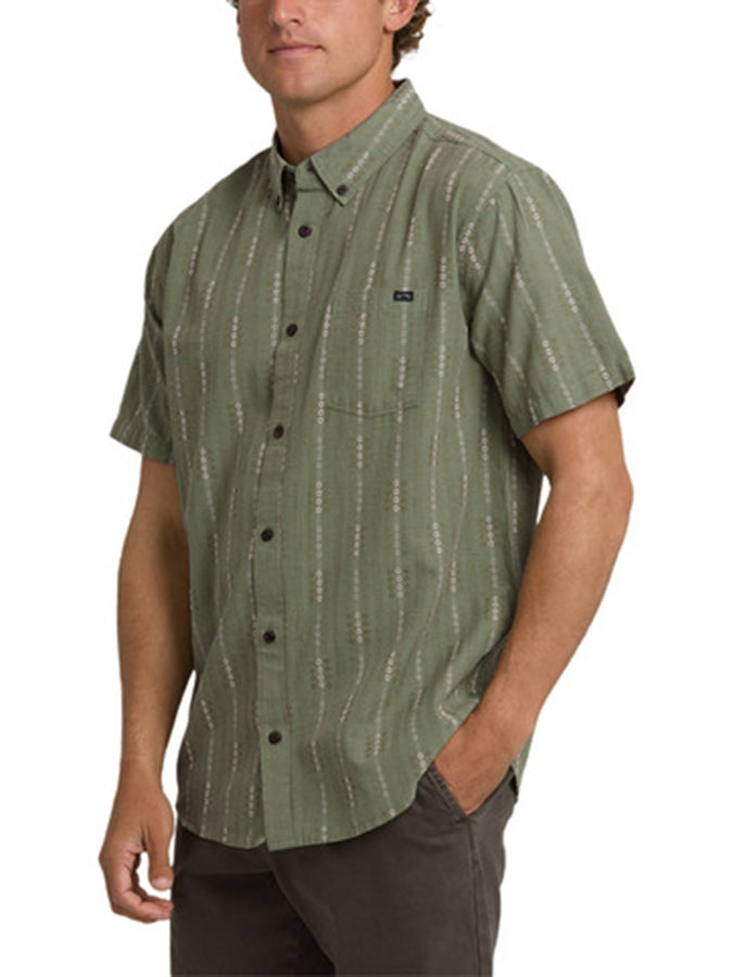 Billabong All Day Jacquard S/S Buttondown Shirt Spring 2026 | GRANITE GREEN (GGN)